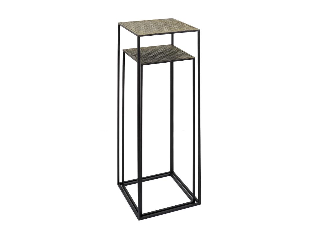 vente unique Sellette Gigogne Metal Martele Mirage X2
