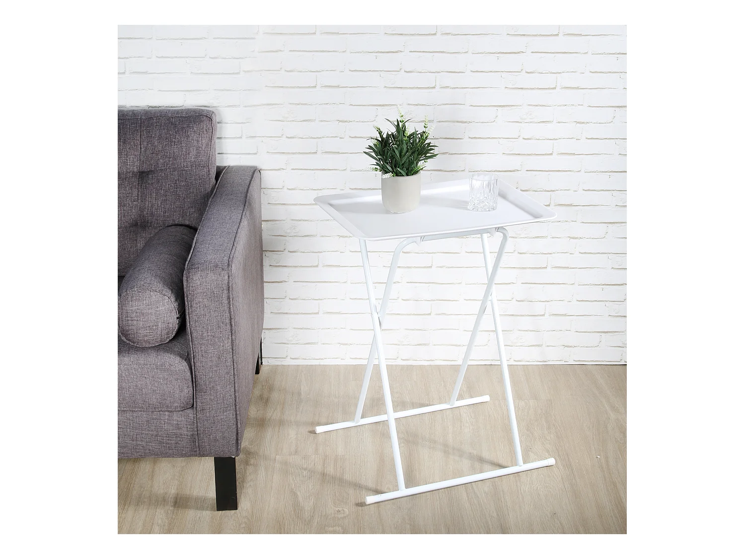 Table D Appoint Plateau Blanc Blanc