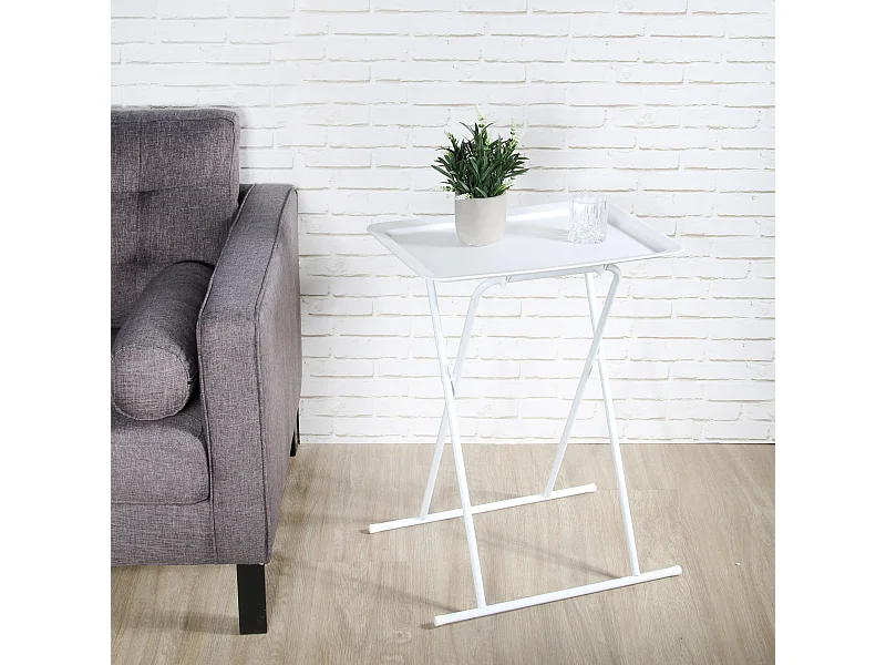 Table D Appoint Plateau Blanc Blanc