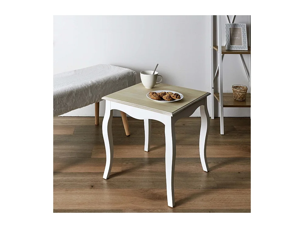 Table D Appoint Victoria Blanc, Marron