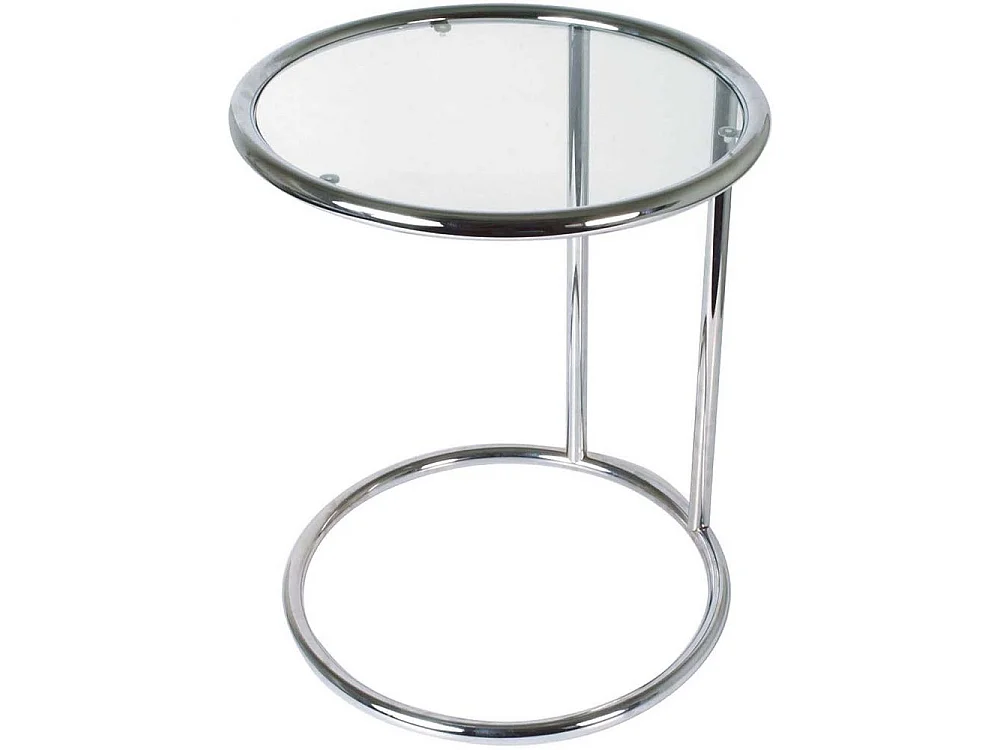 Bijzettafel Glass - Chroom
