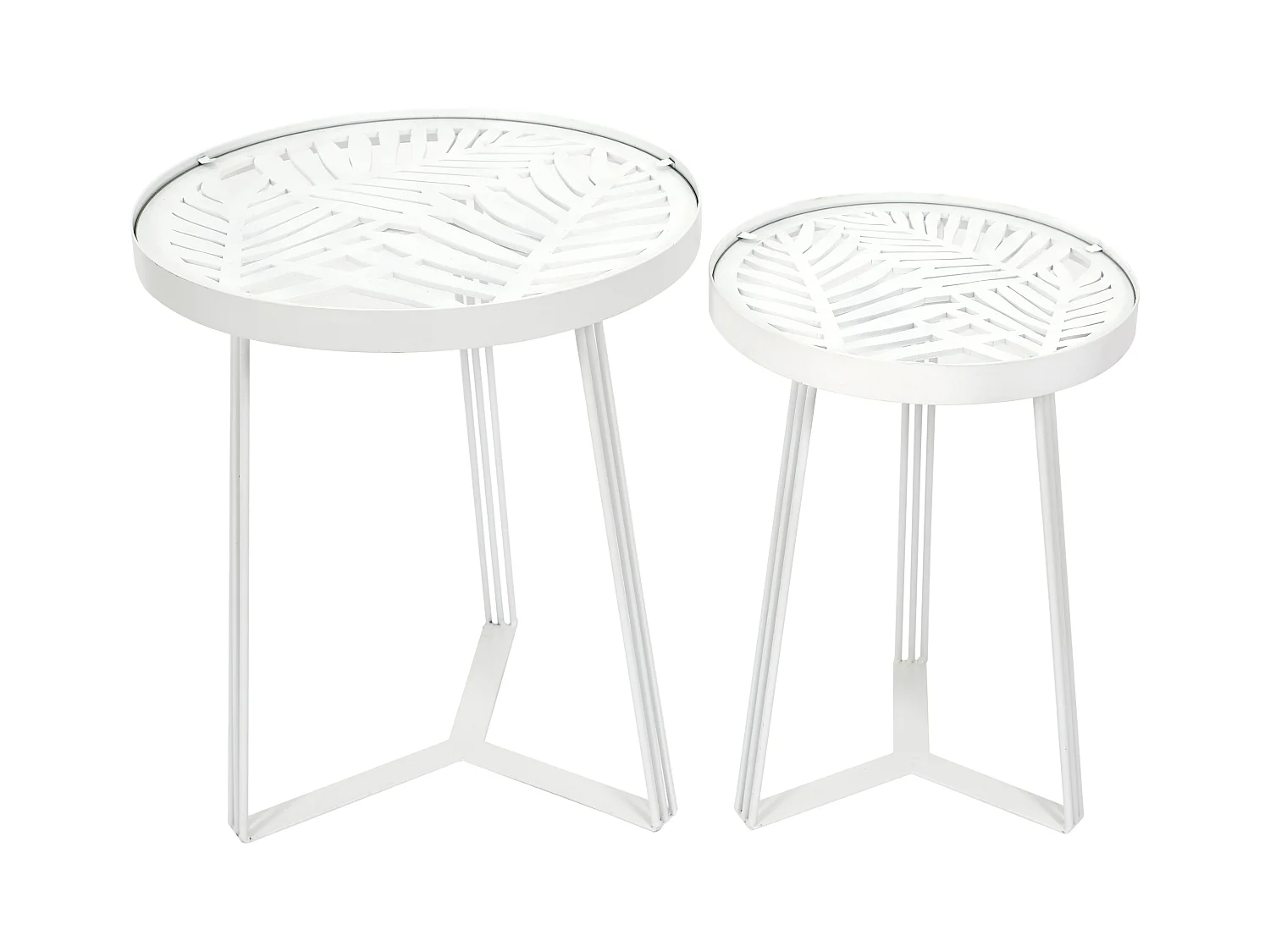 Table Gigogne Wild Blanc X2