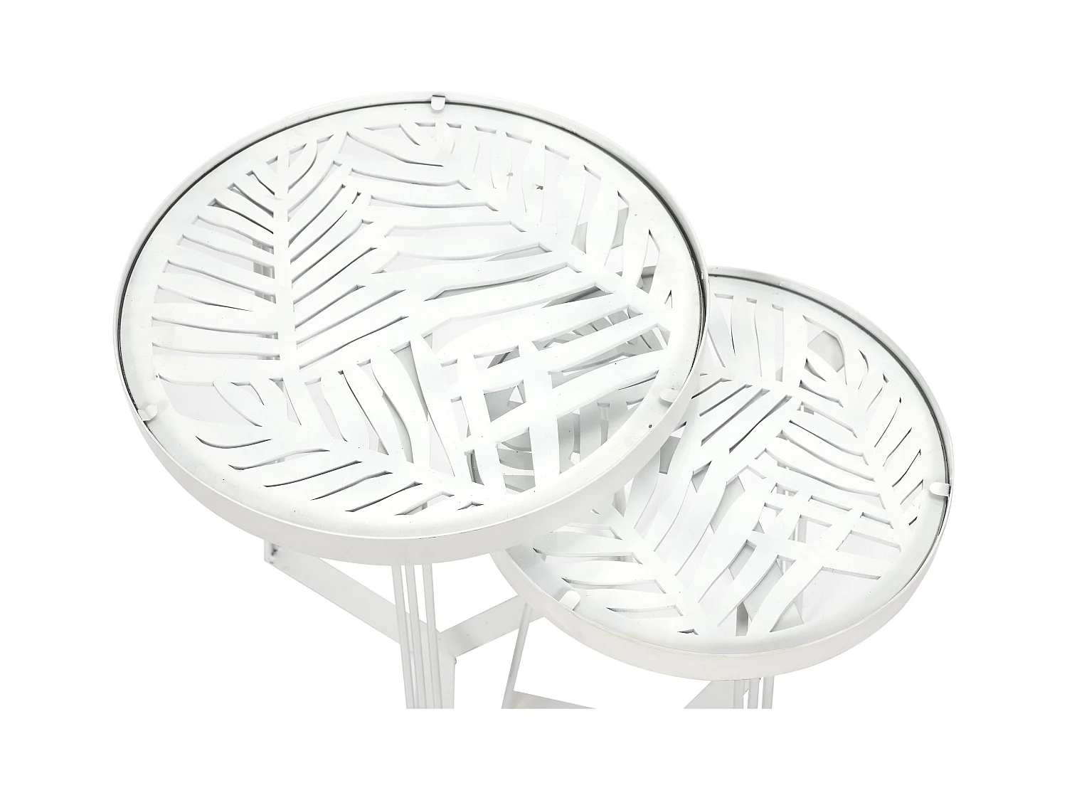 Table Gigogne Wild Blanc X2