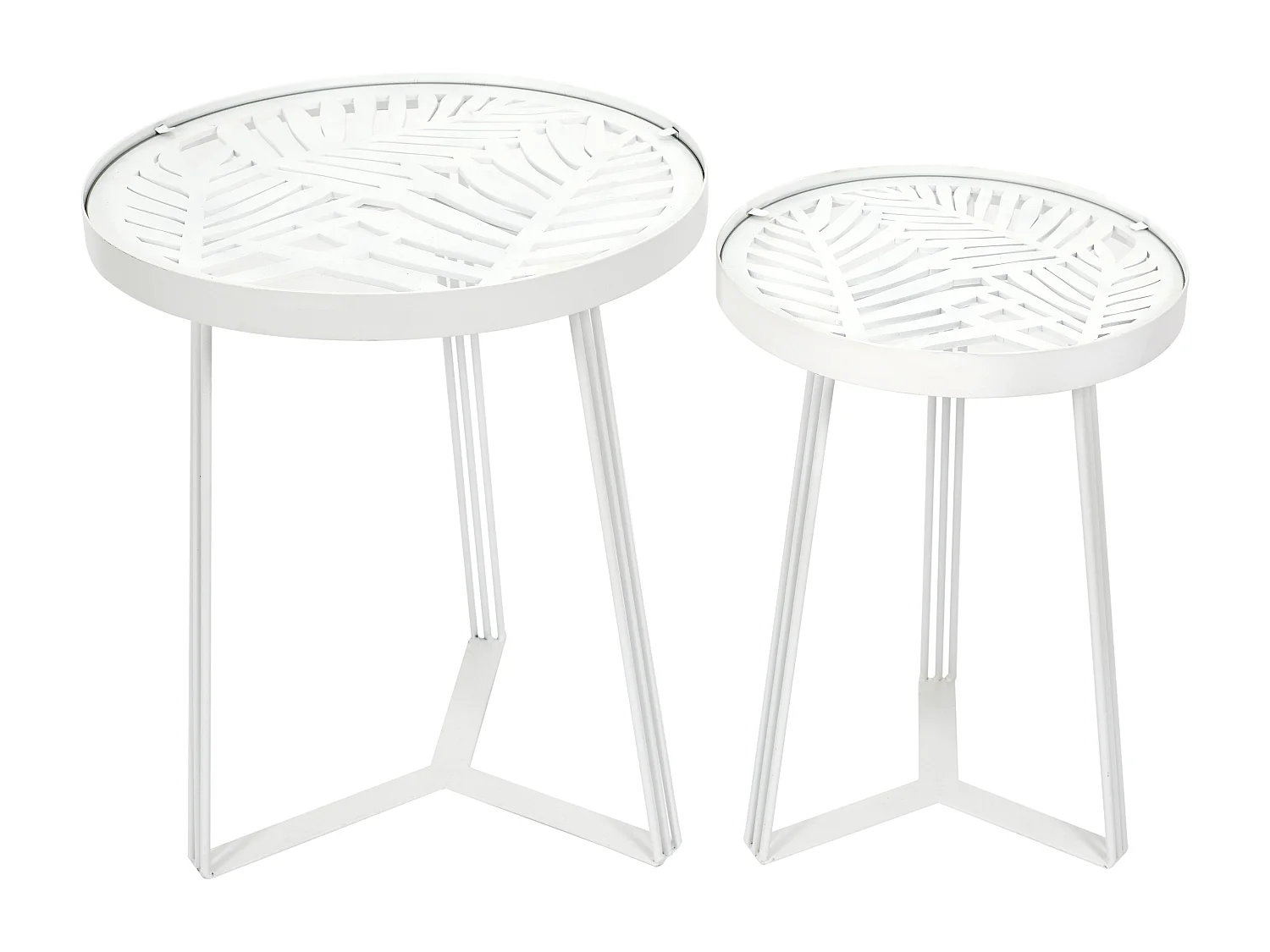 Table Gigogne Wild Blanc X2