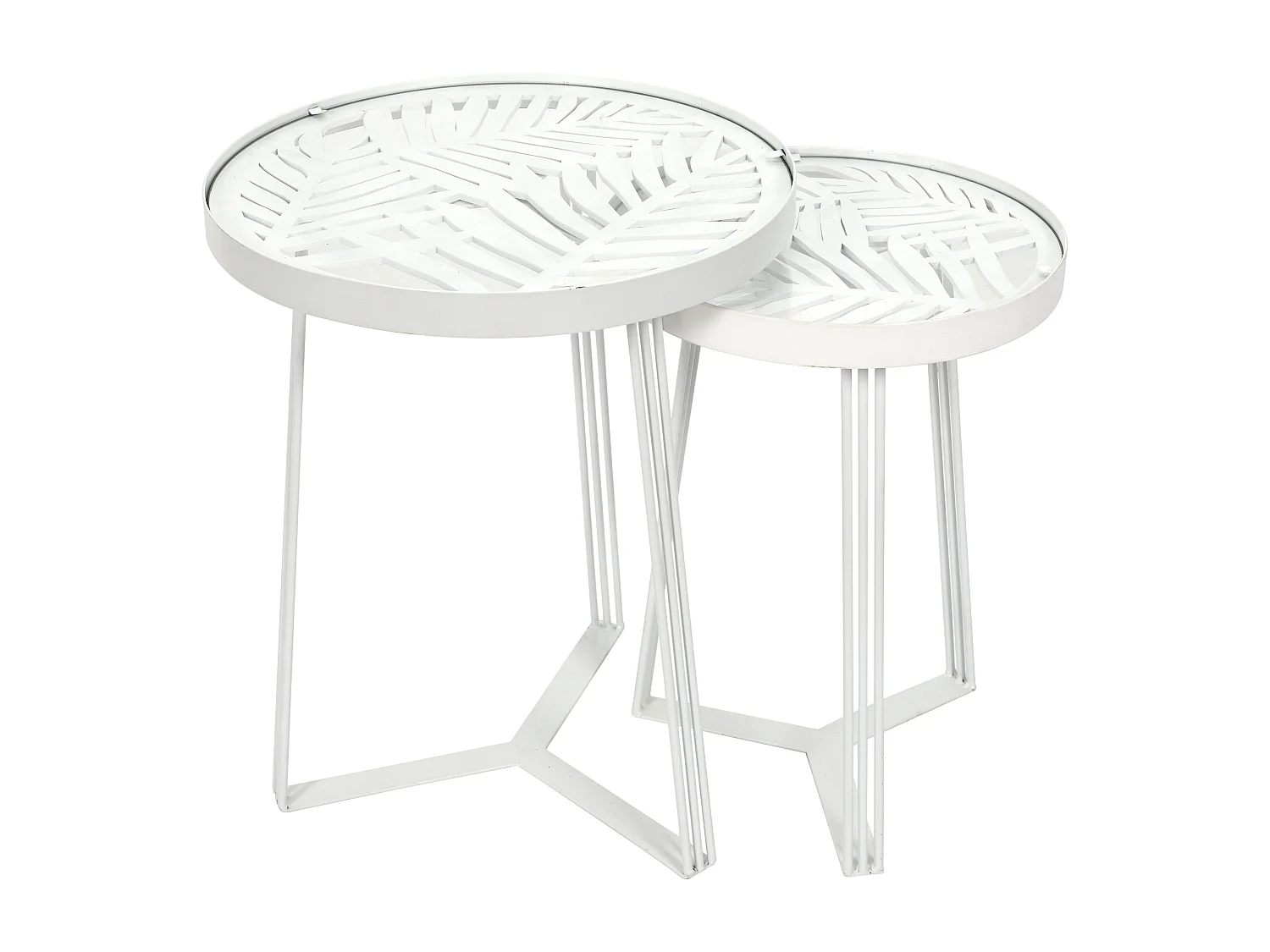 Table Gigogne Wild Blanc X2