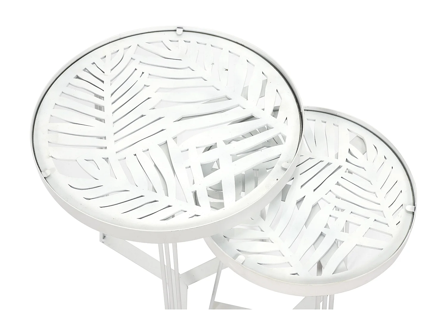 Table Gigogne Wild Blanc X2