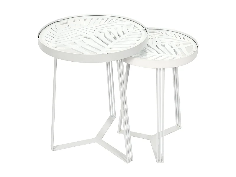Table Gigogne Wild Blanc X2