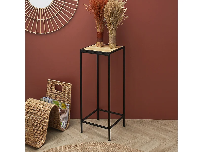 Sellette Bambou Noir, Beige