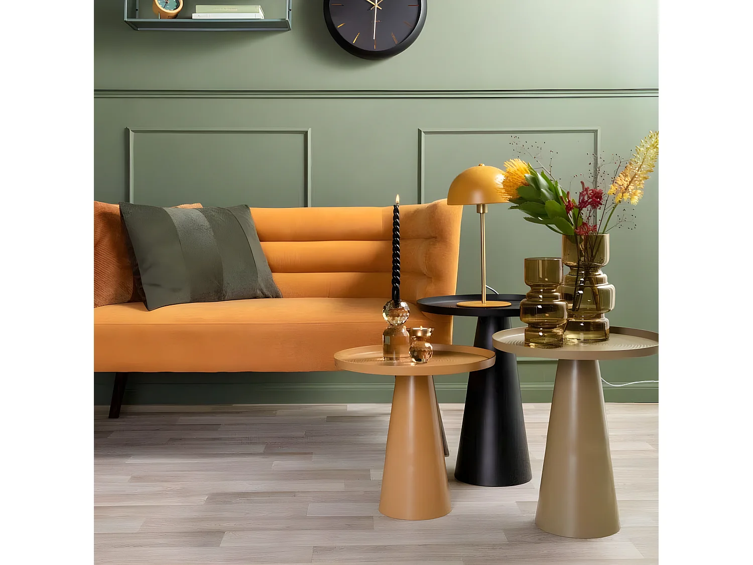 Table d'appoint en aluminium Force 40 x 43 cm