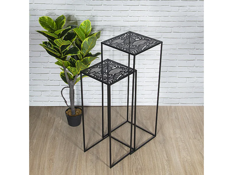 Sellette Metal Gigogne Havana X2 Noir