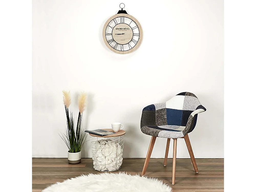 Table Filaire Bois Et Metal Cyclone Jaune Jaune, Beige