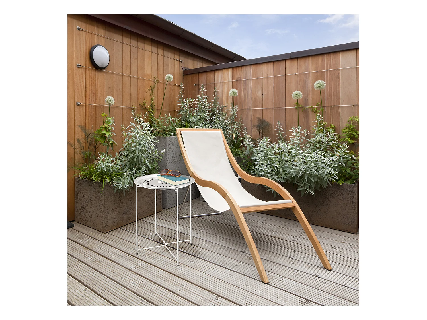 Table D Appoint Metal Blanc 60x46x46cm