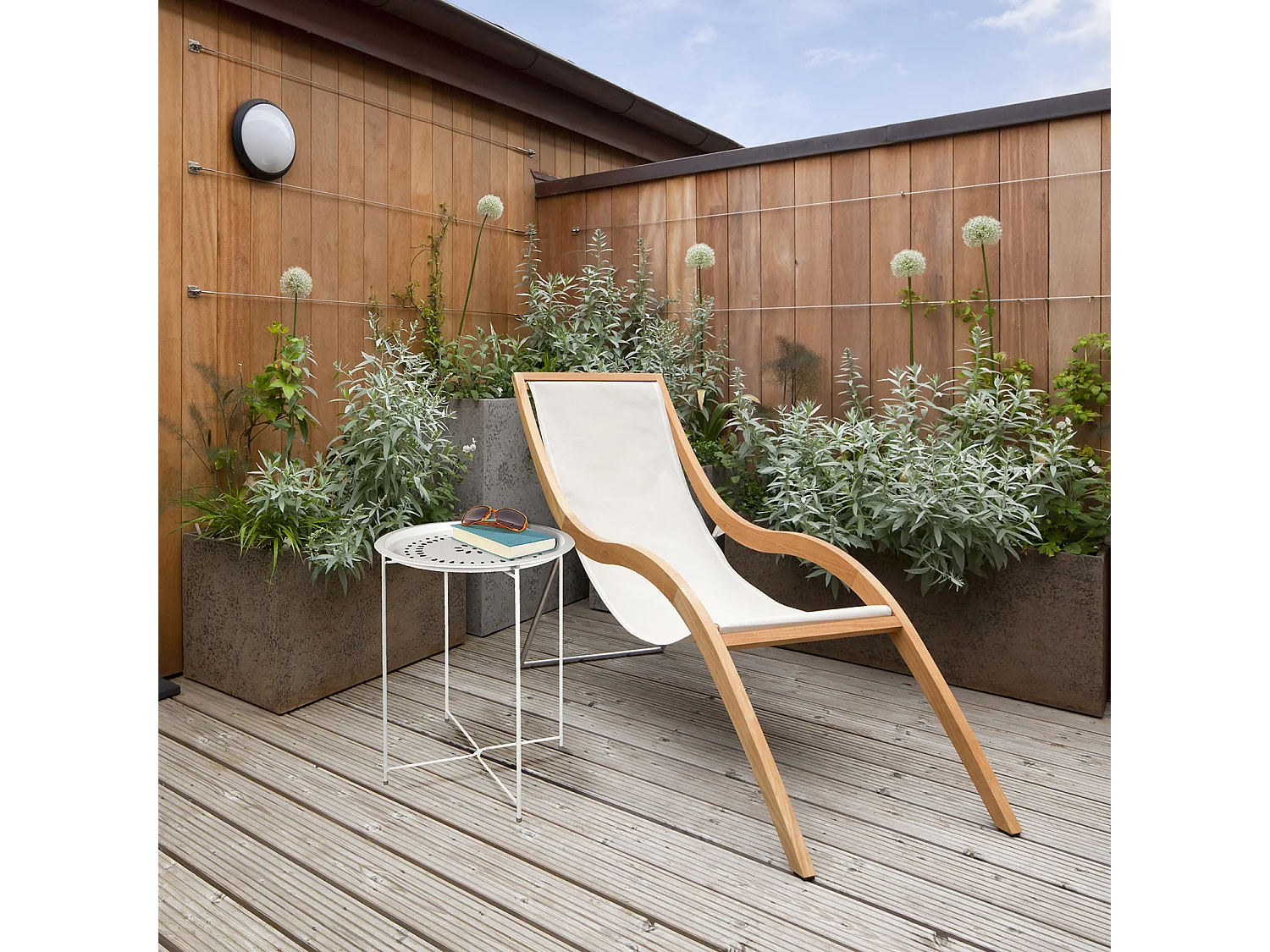 Table D Appoint Metal Blanc 60x46x46cm