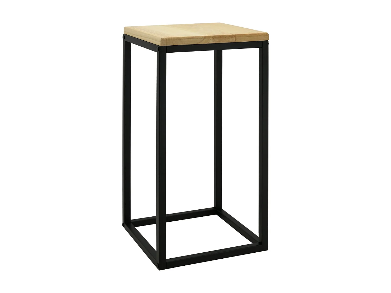 Sellette en métal et paulownia