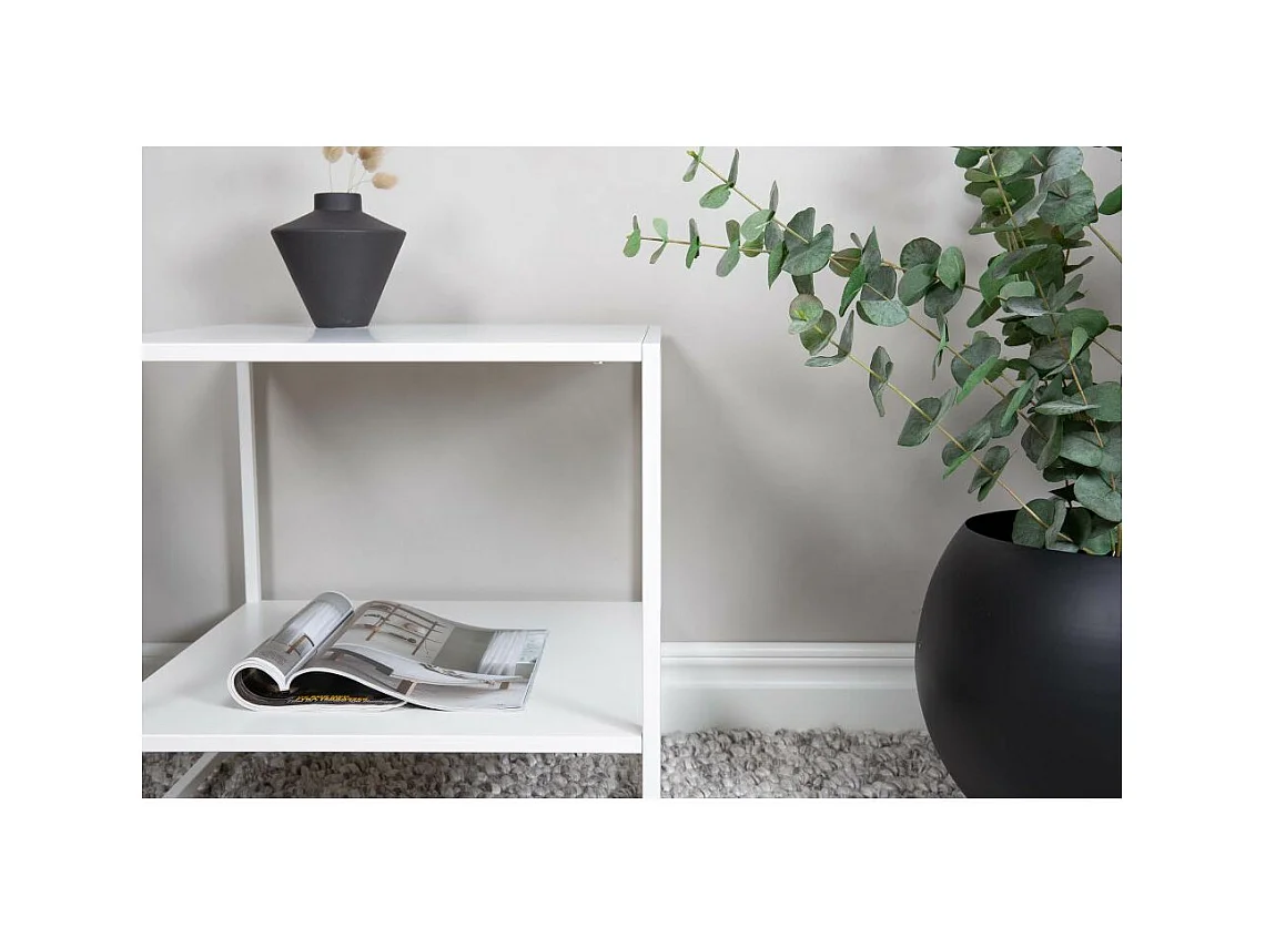 Beistelltisch mit Regal aus Stahl Staal