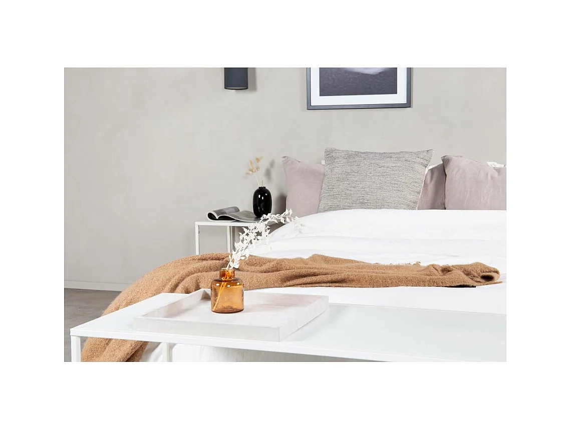 Table d'Appoint en Métal "Staal" 45cm Blanc