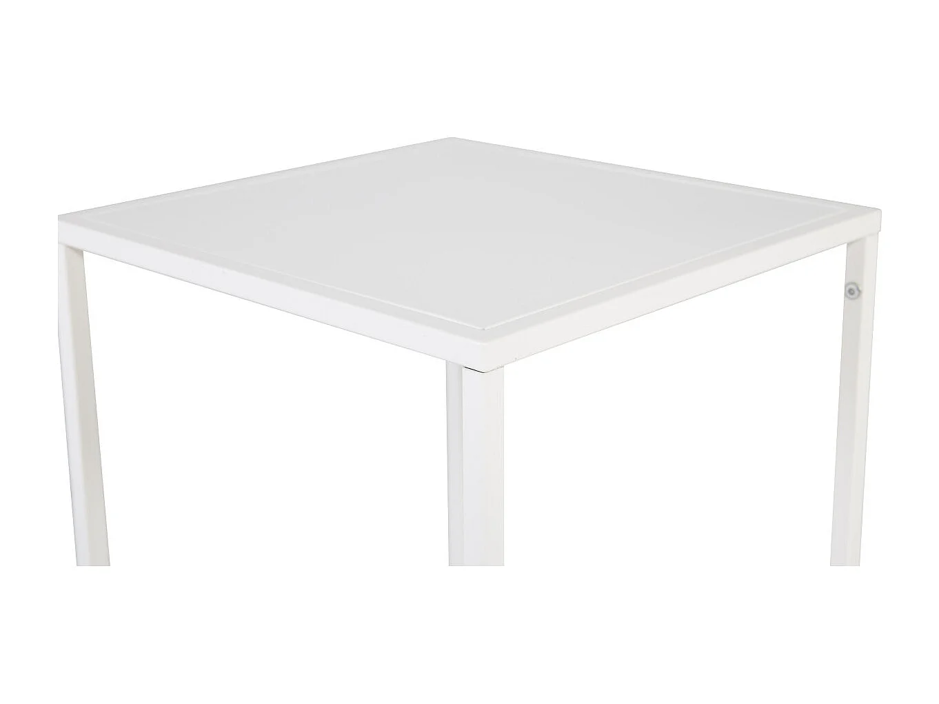 Table d'Appoint en Métal "Staal" 45cm Blanc