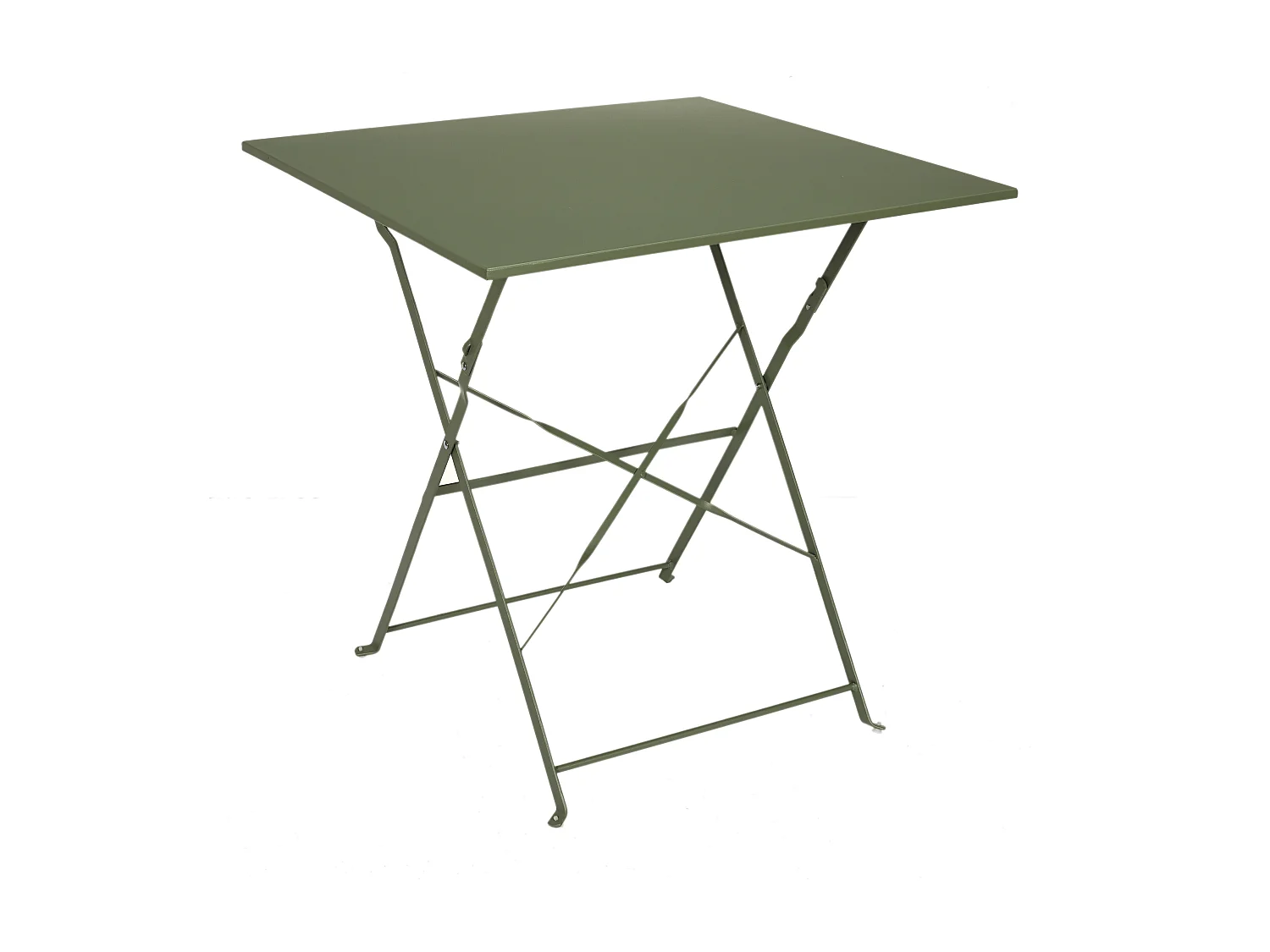 Table Repas Pliante Palerme Kaki 70x70x71cm Vert
