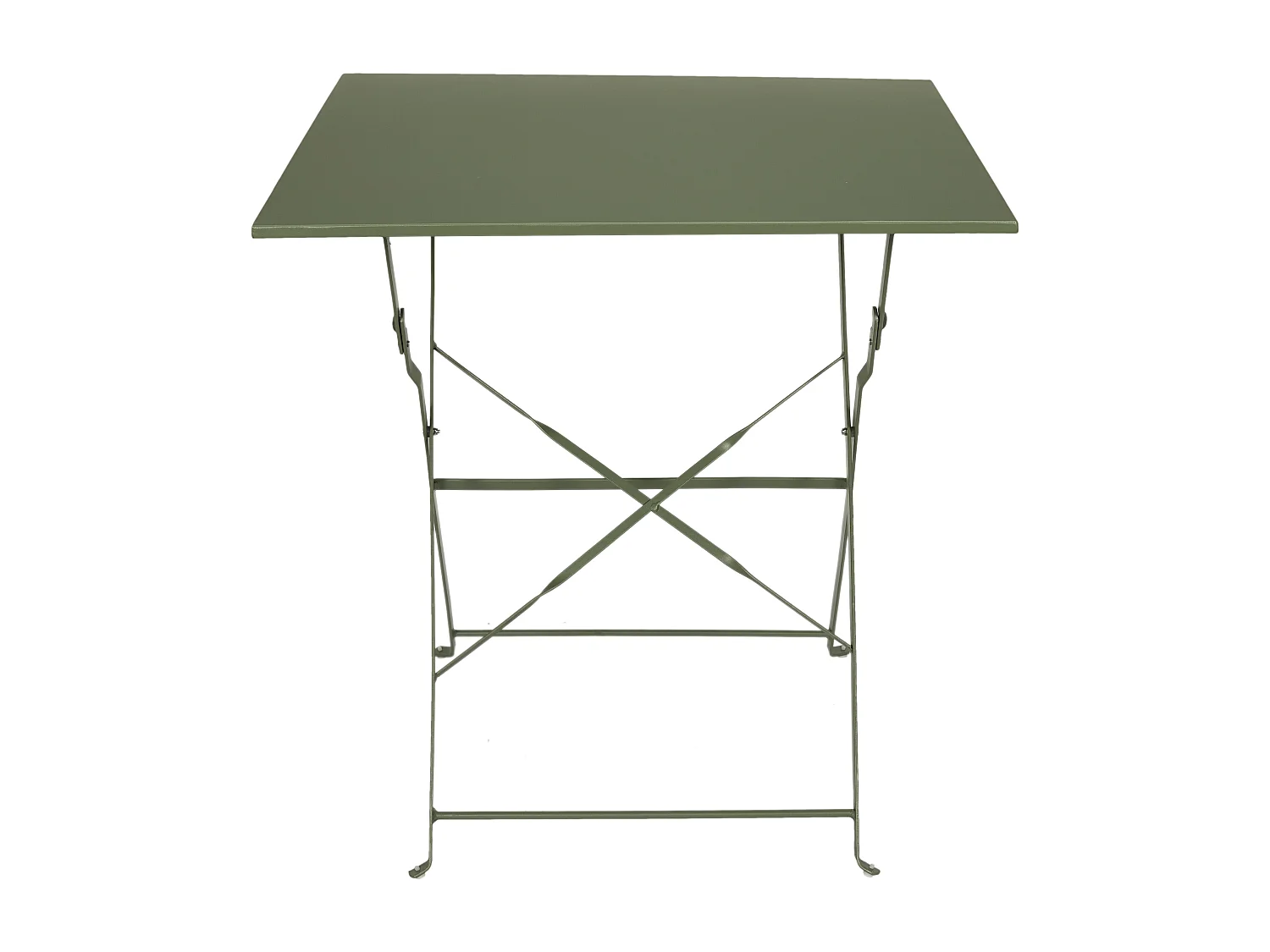 Table Repas Pliante Palerme Kaki 70x70x71cm Vert