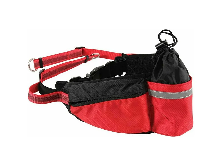 Ceinture canicross jogging Moov Rouge
