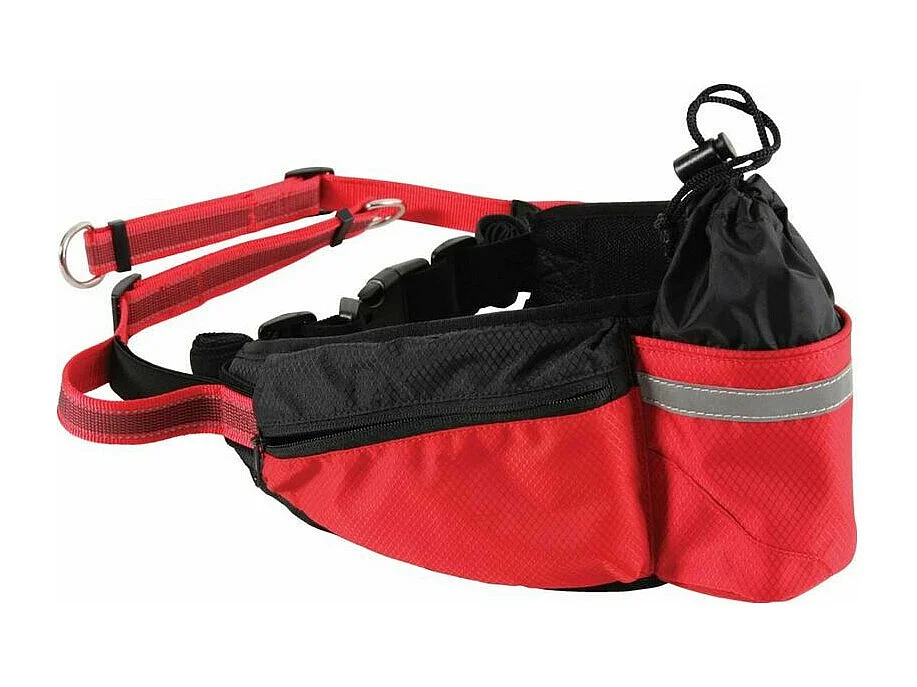 Ceinture canicross jogging Moov Rouge