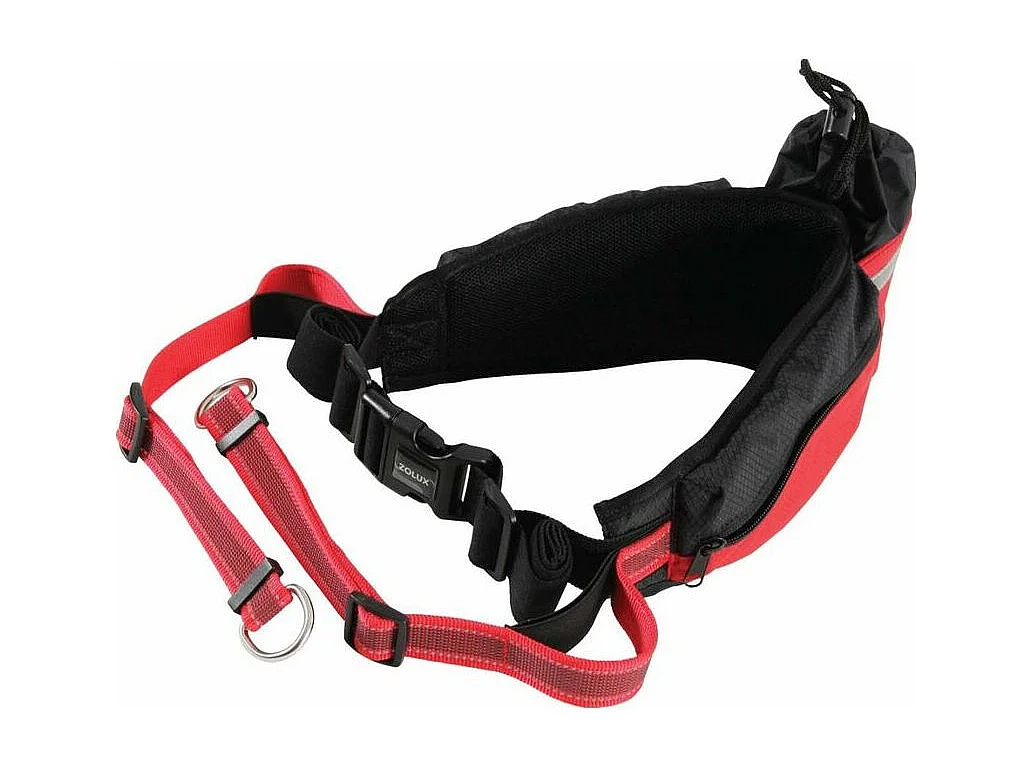 Ceinture canicross jogging Moov Rouge