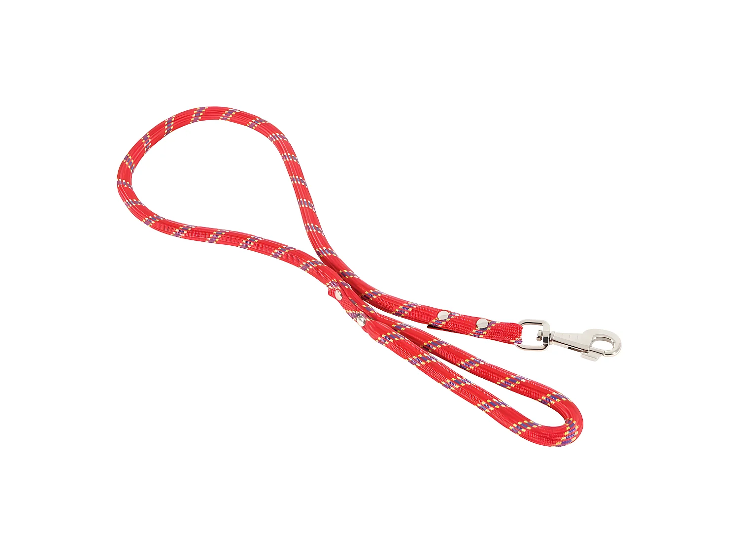 Laisse nylon corde 13 mm rouge 3 mètres