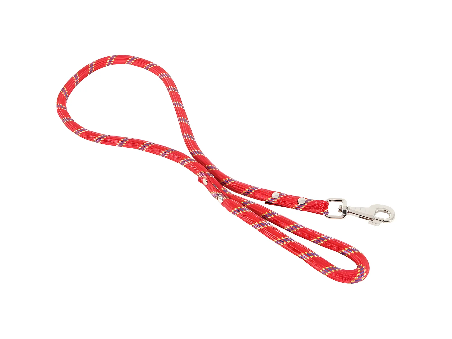 Laisse nylon corde 13 mm rouge 3 mètres