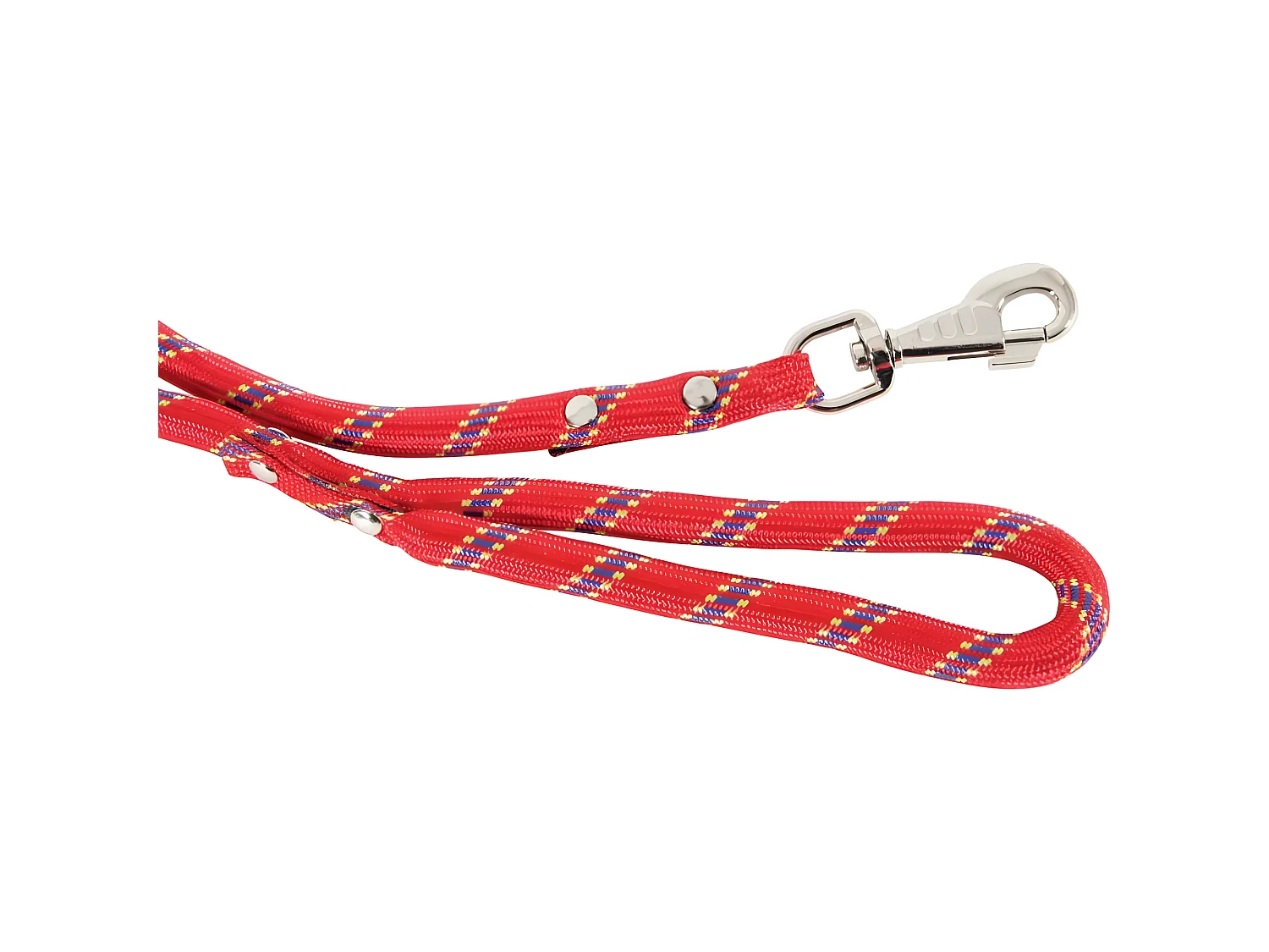 Laisse nylon corde 13 mm rouge 3 mètres