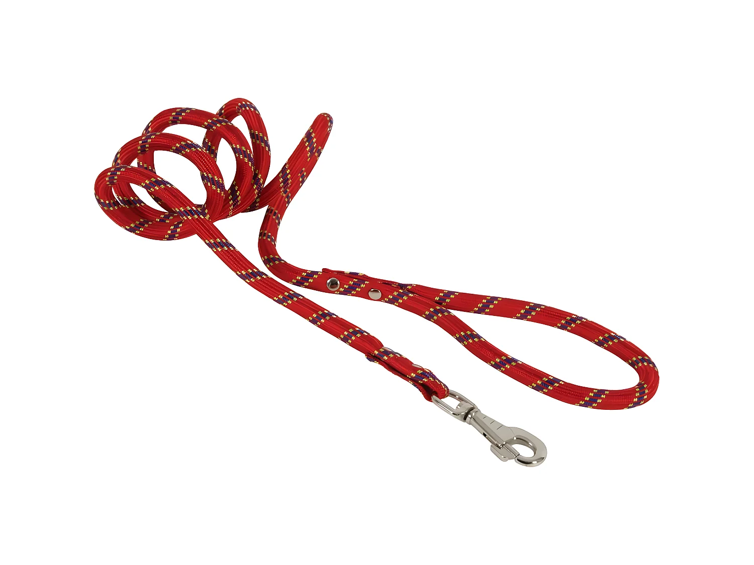 Laisse nylon corde 13 mm rouge 3 mètres