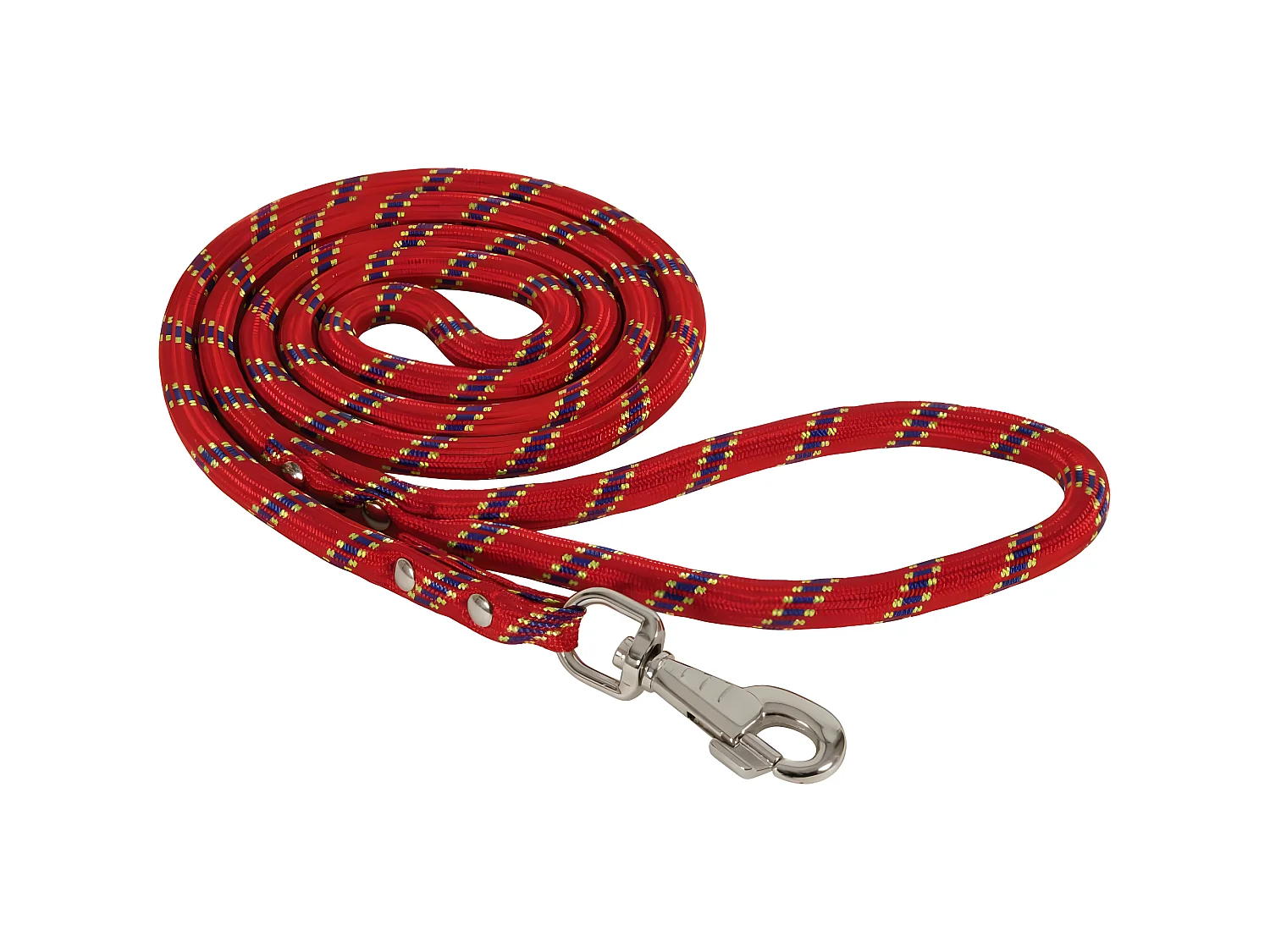 Laisse nylon corde 13 mm rouge 3 mètres