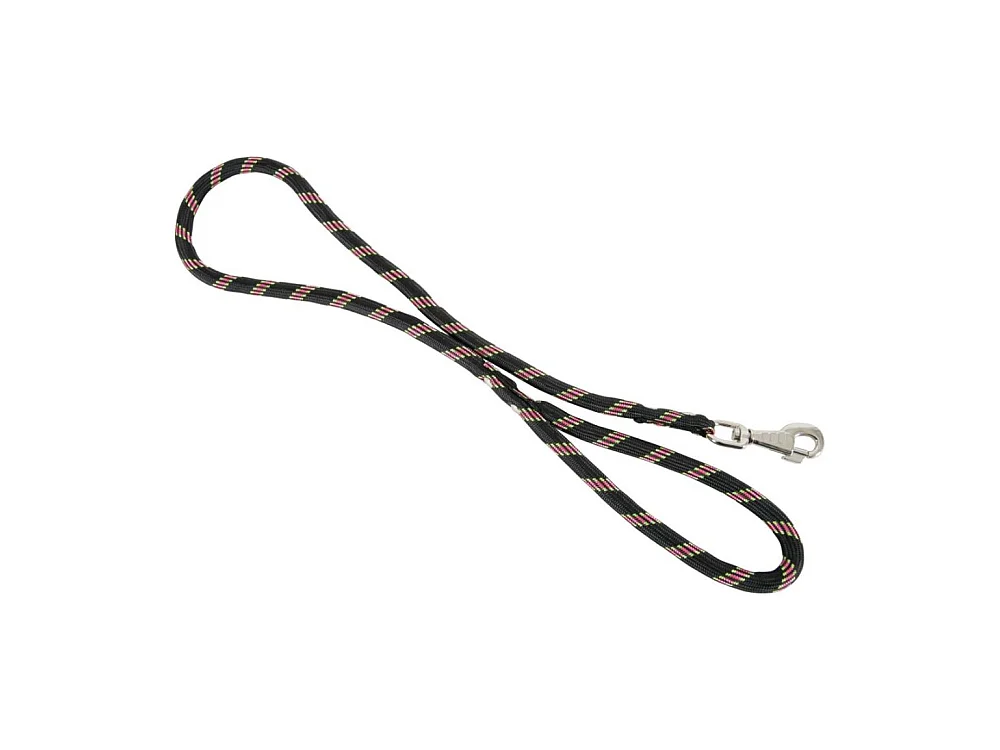 Laisse nylon corde 13 mm noire 6 mètres