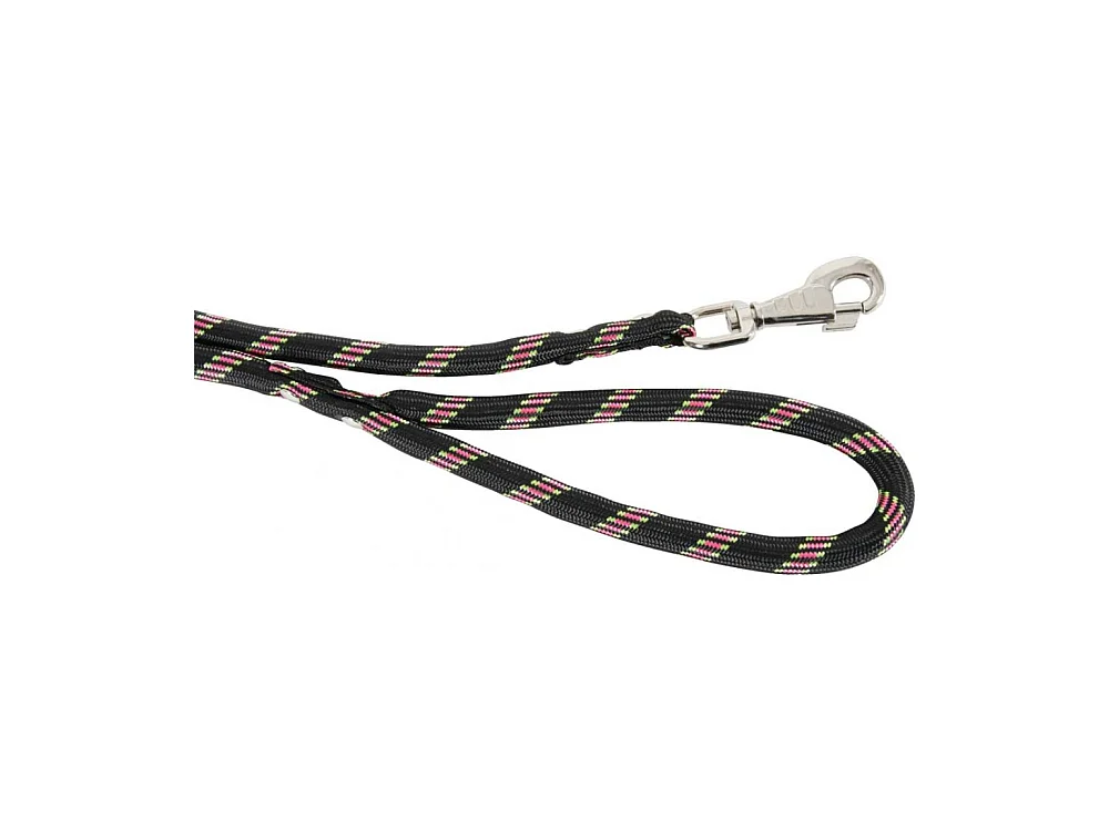 Laisse nylon corde 13 mm noire 6 mètres