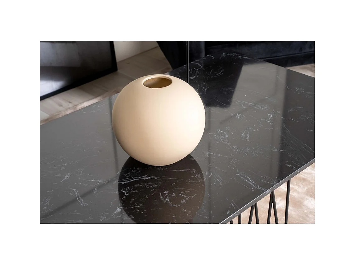 Couchtisch mit Graniteffekt aus Stahl Stone