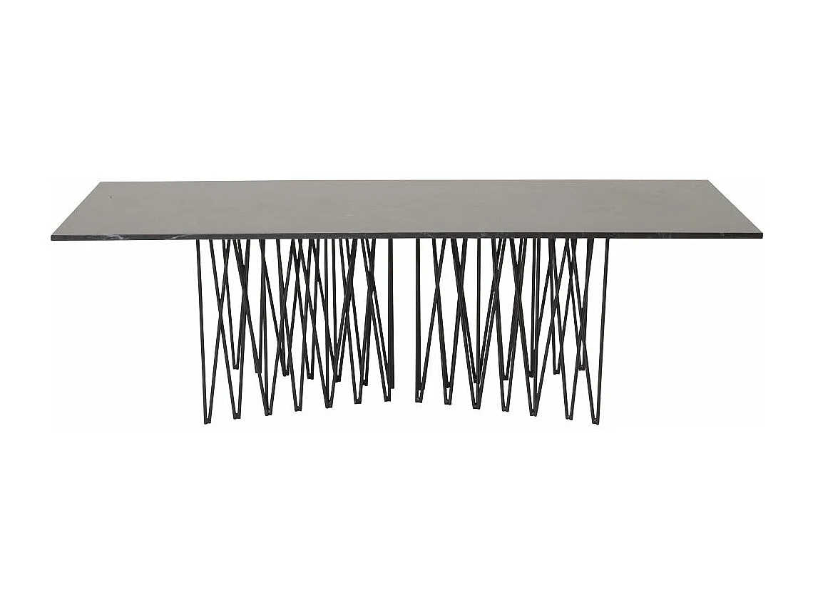 Table Basse Design "Stone" 140cm Noir