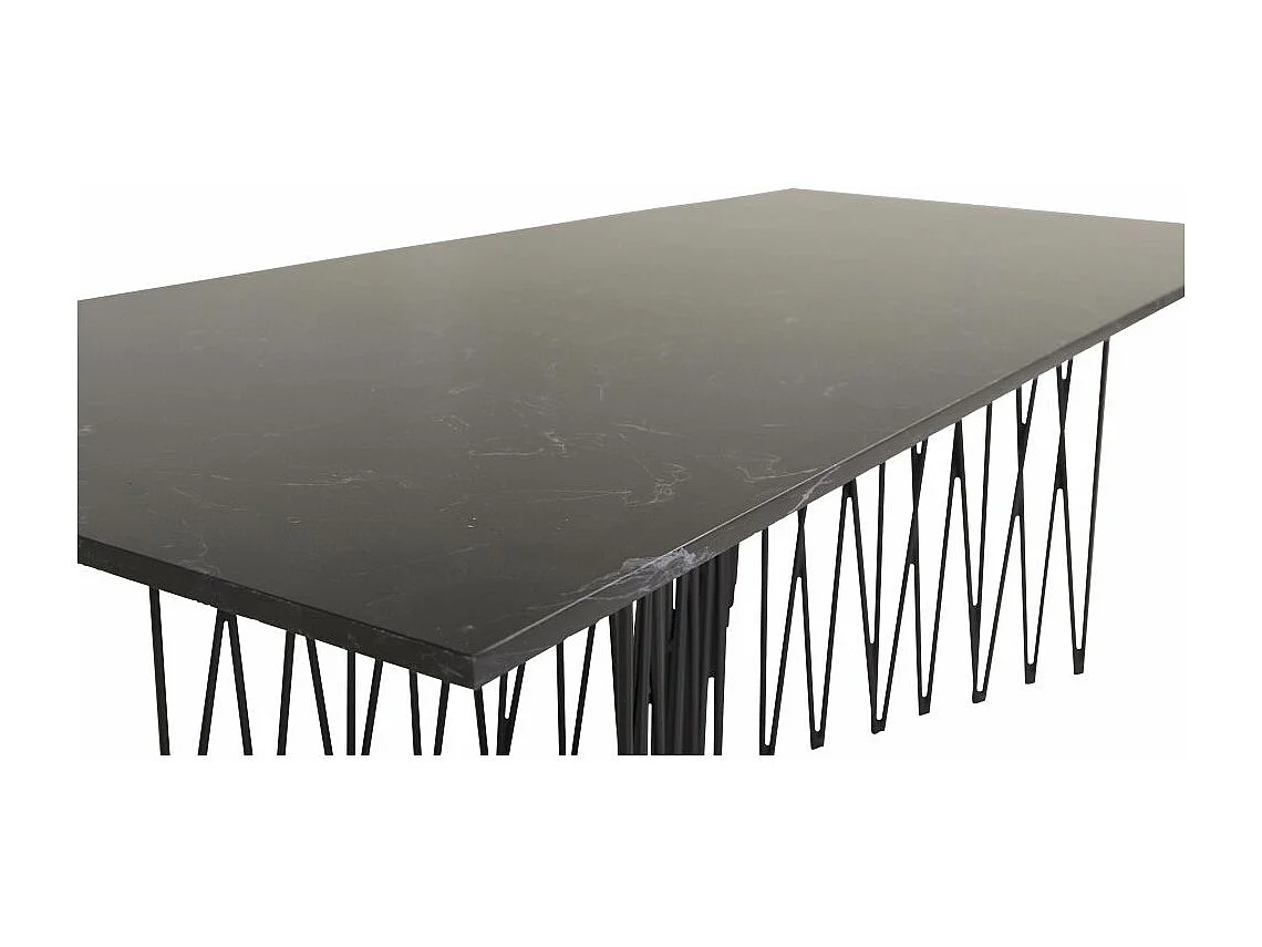 Table Basse Design "Stone" 140cm Noir