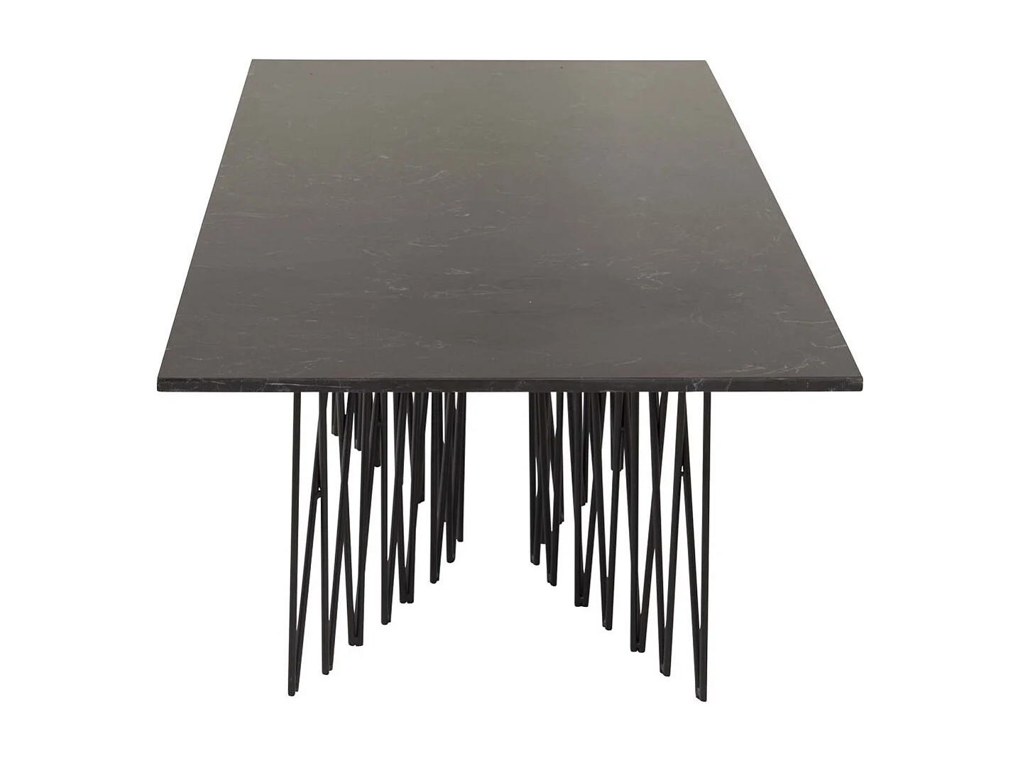 Stone salontafel 60x140 cm glas zwart marmor decor.