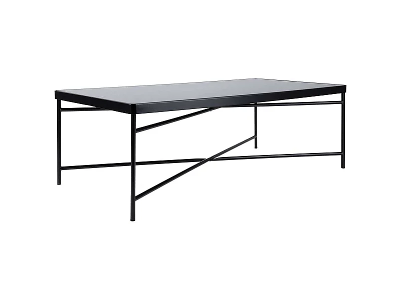 Couchtisch aus Glas Smooth 130 x 60 x 40 cm