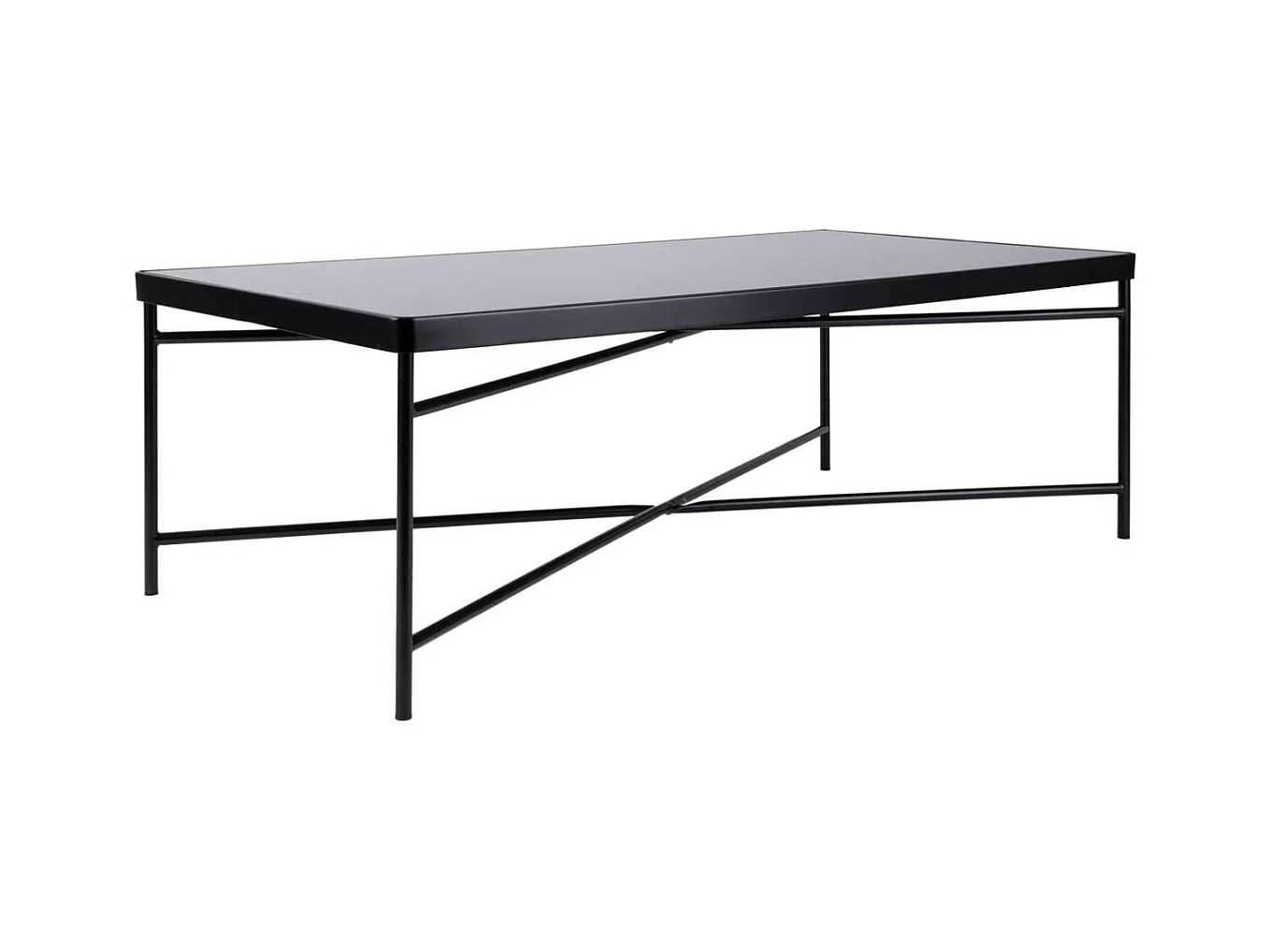 Table basse en verre Smooth 130 x 60 x 40 cm