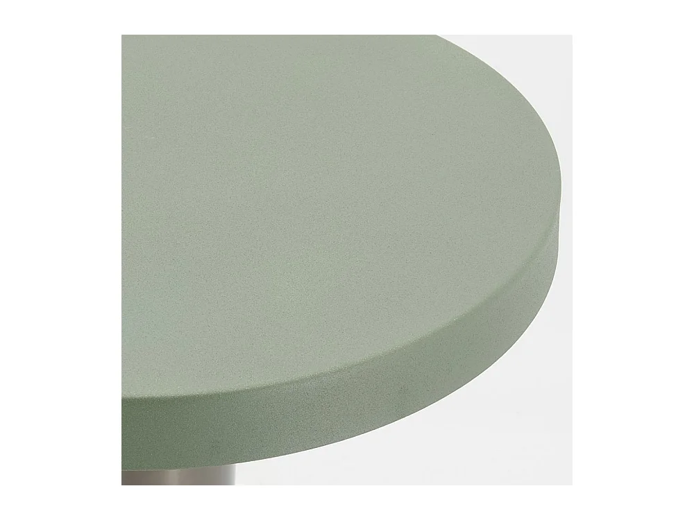 Table basse en métal kaki