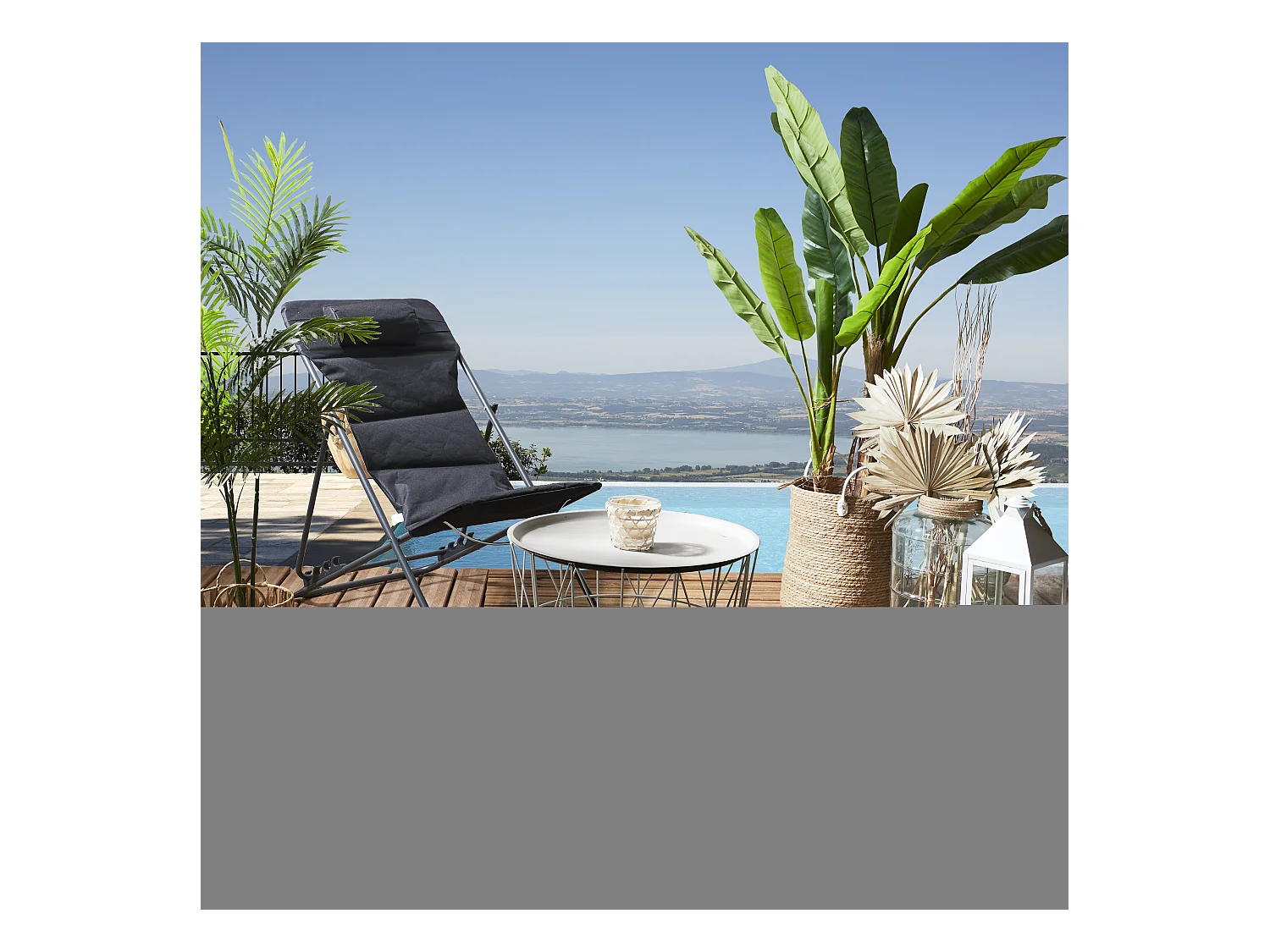 Table Filaire Metal Taupe Diametre 50cm