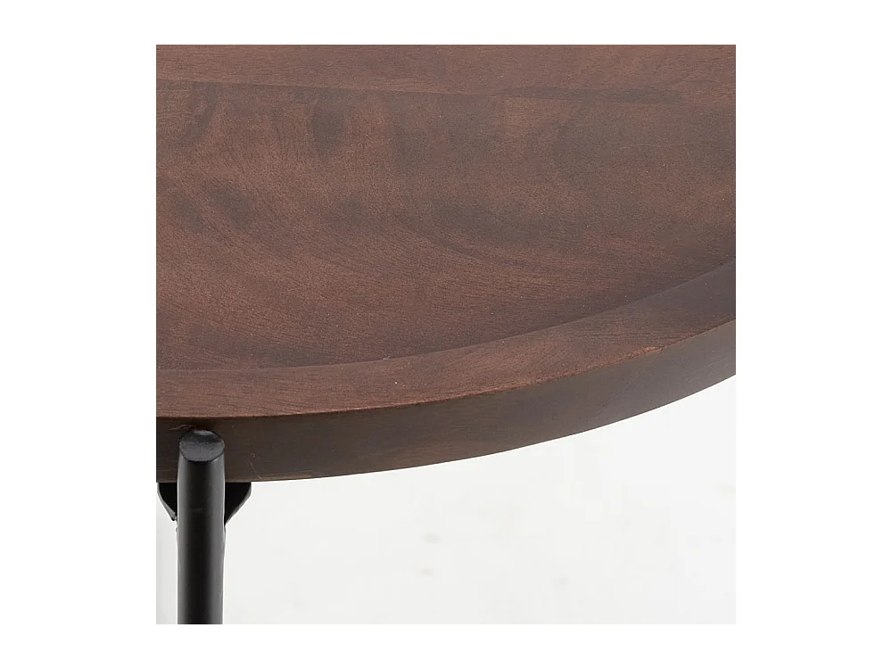 Table pliable en métal et manguier