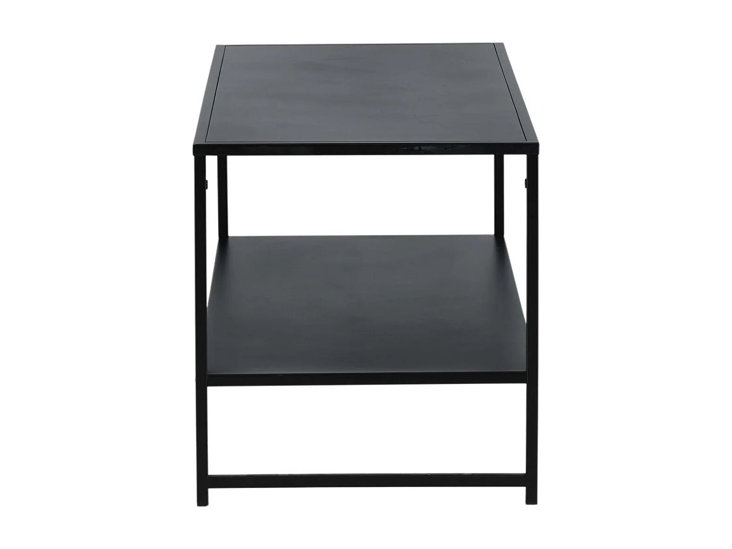 Staal salontafel 101,6x43,2cm zwart.