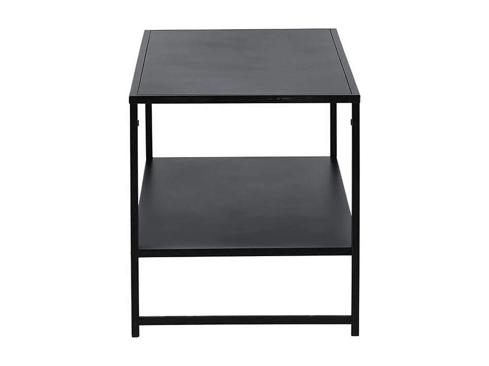 Staal salontafel 101,6x43,2cm zwart.