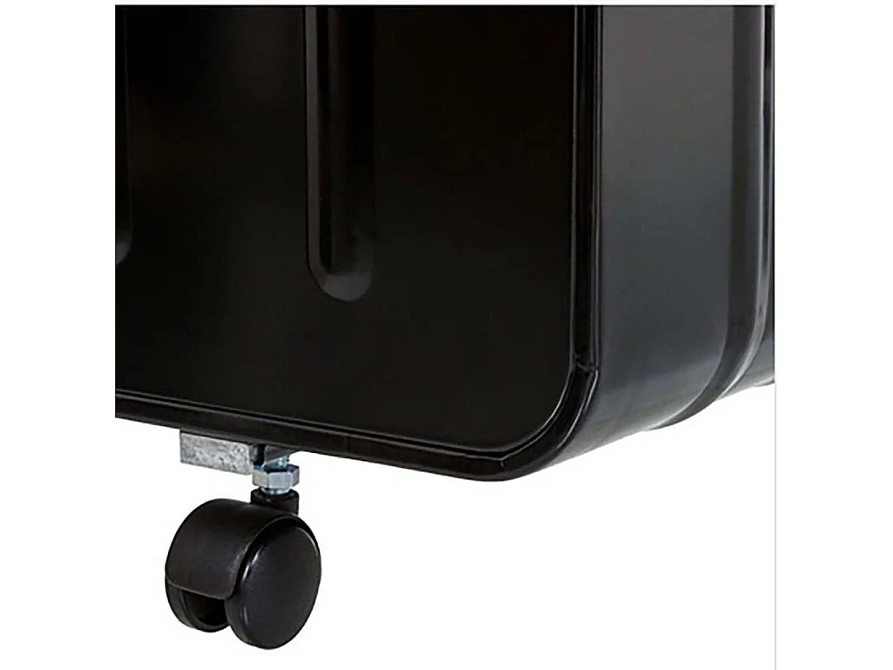Table basse en acier sur roulettes Habitat 90 cm