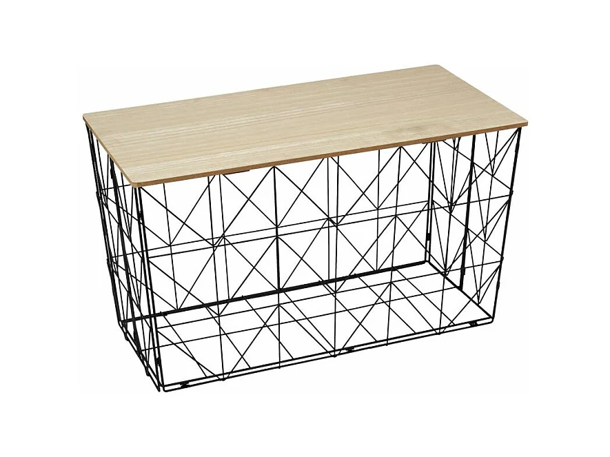 Table Pliable Filaire Noir