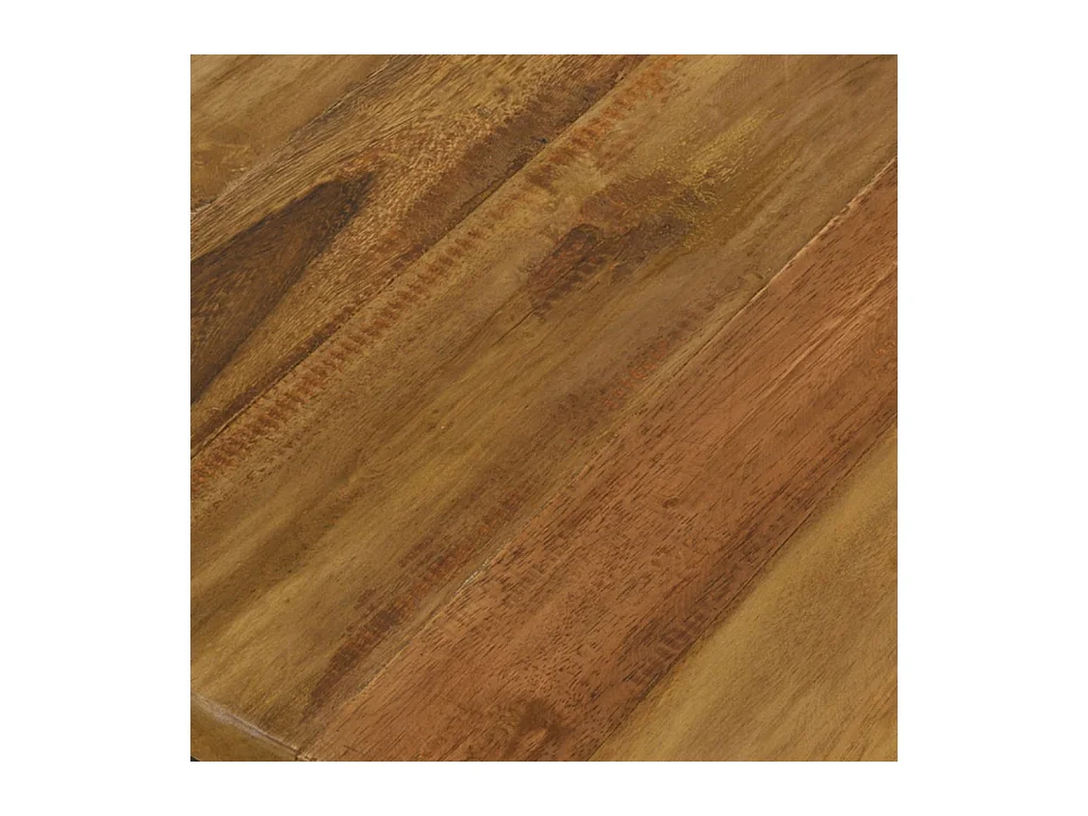 Tables basses modulables en bois recyclé et métal LOFT (Lot de 3)