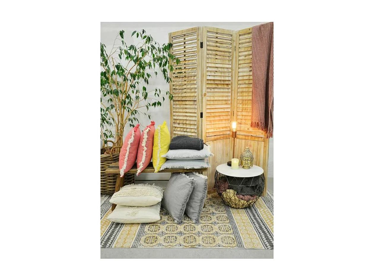 Tables basses en métal et marbre (Lot de 2)