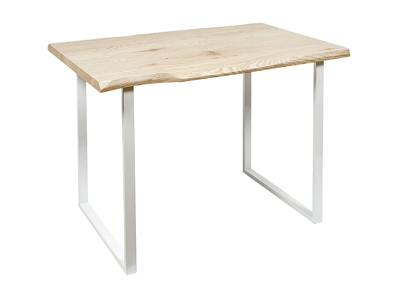 Table De Repas Forest Blanc Blanc, Beige