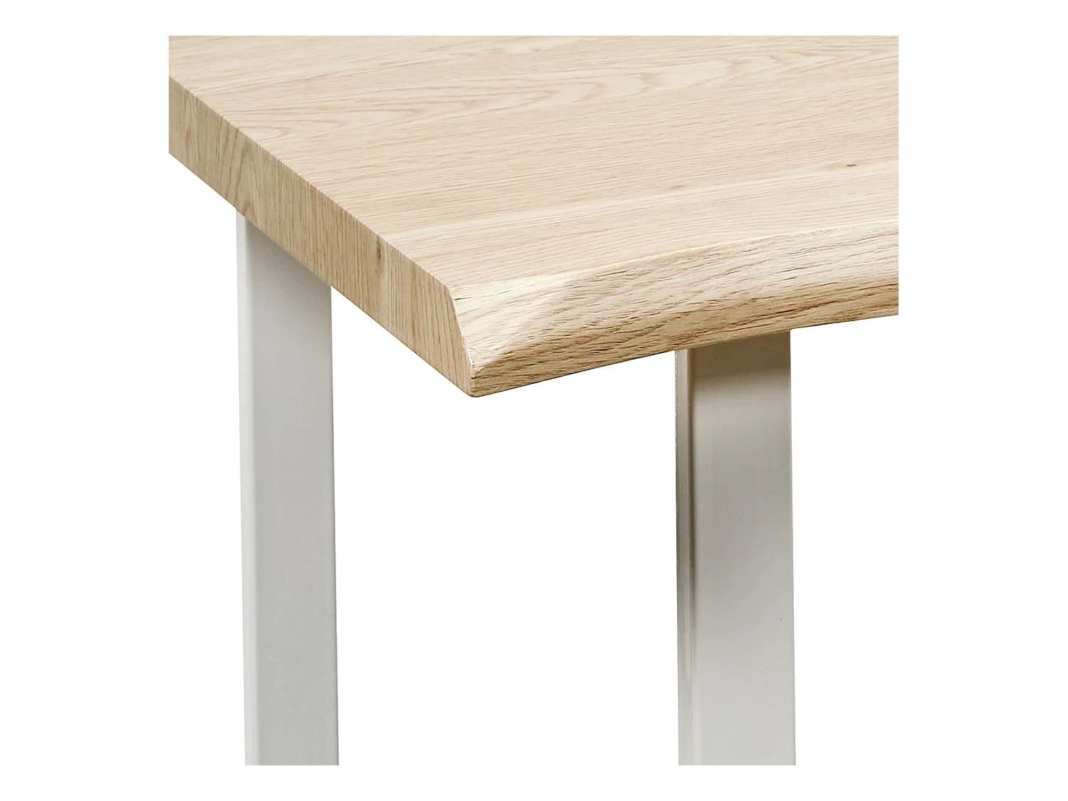 Table De Repas Forest Blanc Blanc, Beige